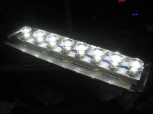 Add some lenses to the LEDs