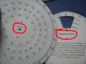 Make your own LED Resistor Selector Dial