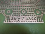 The Smartcard Reader board and the PCBs