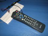 Scanning the output of an RC5 compatible Philips remote control