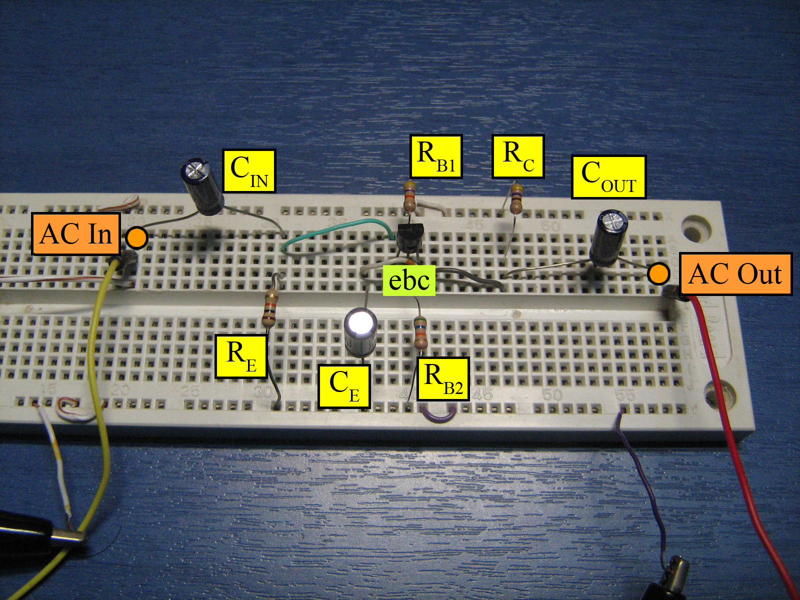 BJT Transistor theory Circuit Diagram